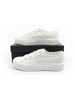 Lee dámské sportovní boty Isla trainers white platform lace-up dámské