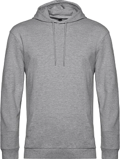 B&C #Hoodie Pánská mikina s kapucí 01.U03W heather grey