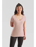 Fruit of the Loom Lady-Fit Iconic 150 V-Neck T Dámské tričko s výstřihem do V 16.1444 red Fruit of the Loom Lady-Fit Iconic 150 V-Neck T Dámské tričko s výstřihem do V 16.1444 red