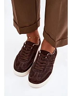 Sneakersy z veluru Vinceza 95400 Čokoládové
