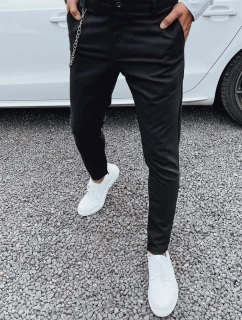 Pánské černé kalhoty FashionStreet UX4380