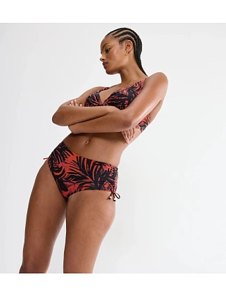 SUMMER PALM - Maxi-bikini spodky: vysoké krytí a nastavitelné boky Triumph