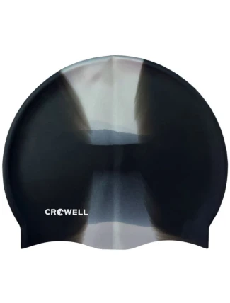 Crowell Multi Flame silikonová plavecká čepice černo-šedá barva.16 Crowell Multi Flame silikonová plavecká čepice černo-šedá barva.16