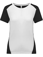 Kariban ProAct PA 4015 Dámské kontrastní sportovní tričko 20.4015 white/black