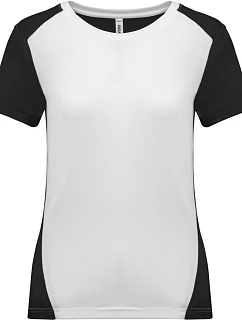 Kariban ProAct PA 4015 Dámské kontrastní sportovní tričko 20.4015 white/black