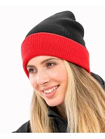Result Headwear RC 930X Pletená čepice "Black Compass" 28.930X black/royal