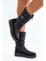 Dámské zateplené sněhule Progress PROGJ-22-136 Černé Dámské zateplené sněhule Progress PROGJ-22-136 Černé