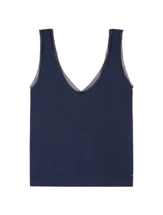 Woven Cami Dámský top UW0UW01948-416 - Tommy Hilfiger Woven Cami Dámský top UW0UW01948-416 - Tommy Hilfiger