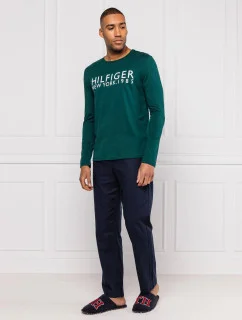 Pánské pyžamo UM0UM01602 zelené - Tommy Hilfiger