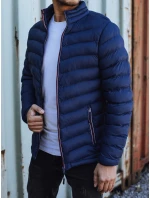 Pánská přechodná prošívaná bunda tmavě modrá TX4934