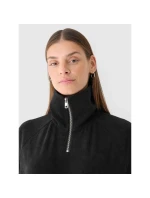 Dámská velurová mikina 4F 4FRAW24TSWSF2054-20S bez kapuce