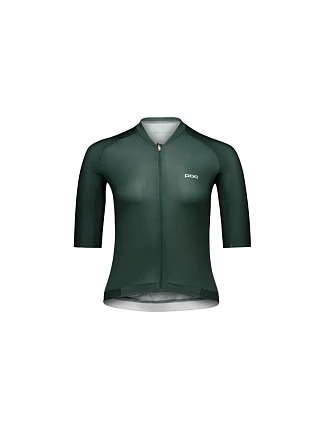 Cyklistické tričko POC W's Pristine Jersey, zelené