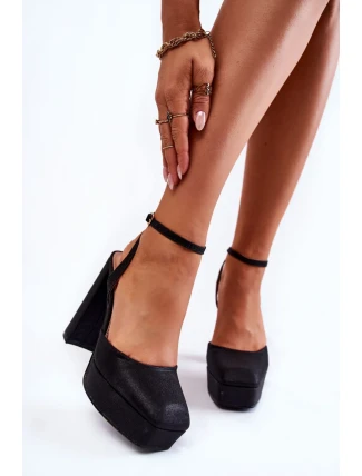 Sandály na podpatku model 173741 Step in style Sandály na podpatku model 173741 Step in style