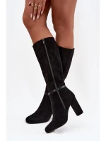 Kozačky na podpatku  model 219258 Step in style