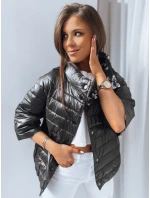 PINK FLOWER dámská bunda černá FashionStreet TY3565 PINK FLOWER dámská bunda černá FashionStreet TY3565