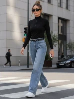 Dámská mikina se stojáčkem černá FashionStreet BY1564