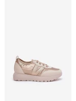 Dámské Sportovní Boty Na Platformě Vinceza 58510 Zlaté