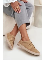 Barefoot typ tenisky z přírodního semiše Zazoo 314 béžové Barefoot typ tenisky z přírodního semiše Zazoo 314 béžové