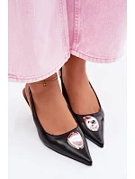 Dámské sandály na podpatku s ozdobným detailem Isadora