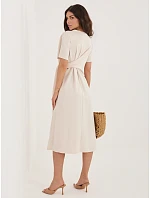 Šaty MI SK A5449.92 světle béžové