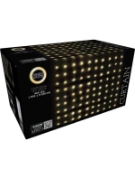 VÁNOČNÍ STROMEK SVĚTLA VENKOVNÍ / VNITŘNÍ SVĚTELNÝ ZÁVĚS 400 VEDL WW 200X200CM S DÁLKOVÝM OVLÁDÁNÍM TEPLÁ BÍLÁ