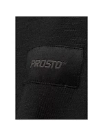 Tričko Prosto Jacquard Label KL261MTEE1042, černé, velikost L Tričko Prosto Jacquard Label KL261MTEE1042, černé, velikost L