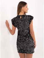 Šaty IT SK 20037.82 černá a stříbrná