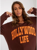 Mikina VI BL 3102.01P hnědo-oranžová