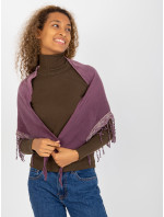 Dámský fialový mušelínový šátek