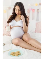 Dámská kojící podprsenka Mama Basic Milky Bílá - Mitex