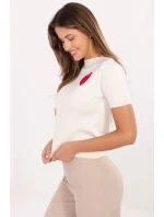 Svetr s krátkým rukávem  model 219972 Factory Price