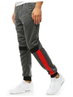 Pánské antracitové teplákové kalhoty UX3543