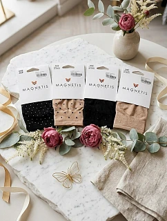 Ponožky Magnetis Kropki Lycra 20 den