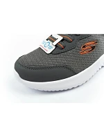 Dětská sportovní obuv Skechers Bounder na suchý zip, lehká, módní, šedá Dětská sportovní obuv Skechers Bounder na suchý zip, lehká, módní, šedá