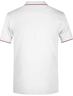 Daiber JN 728 Pánské piqué polo s kontrastní légou 02.0728 white/red