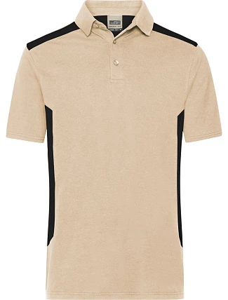 Daiber JN 1826 Pánské pracovní piqué polo "Strong" 02.1826 stone/black Daiber JN 1826 Pánské pracovní piqué polo "Strong" 02.1826 stone/black