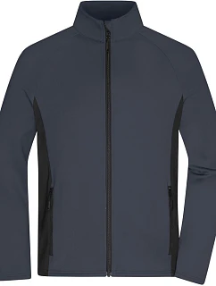 Daiber JN 1860 Pánská strečová fleecová bunda 02.1860 carbon/black