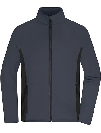 Daiber JN 1860 Pánská strečová fleecová bunda 02.1860 carbon/black