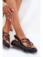 Dámské Sandály Na Platformě S Pásky Leopardí Filamira Dámské Sandály Na Platformě S Pásky Leopardí Filamira