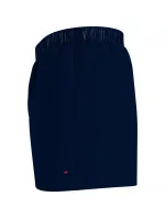 Pánské trenýrky 3P UM0UM02848 0XU tm. modré/bílé/vínové - Tommy Hilfiger