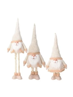 ZLATÝ MEDVÍDEK NA TELESKOPICKÝCH NOHÁCH 30X18X100CM ZLATÝ