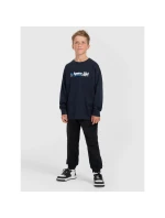 Chlapecké tričko s potiskem a dlouhým rukávem 4F 4FJRAW25TLONM587-31S