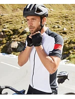 Daiber JN 454 Pánské cyklistické tričko se zipem 02.0454 white Daiber JN 454 Pánské cyklistické tričko se zipem 02.0454 white
