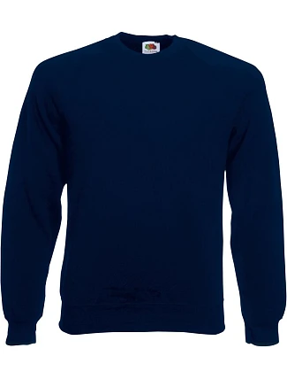 Fruit of the Loom Classic Raglan Sweat Raglánová mikina 16.2216 deep navy