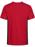 Promodoro 3590 Unisex kontrastní pracovní tričko - EXCD 40.3590 fire red/charcoal