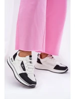 Dámské Sportovní Boty Na Platformě Big Star RR274A223 HI-POLY SYSTEM Bílá-Černá