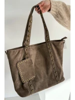 Dámská kabelka se zdobením Béžová Kynelle