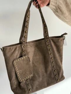 Dámská kabelka se zdobením Béžová Kynelle