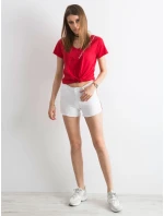 JM SN BK2103 šortky.14P bílá