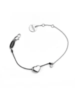 Náramek VUCH Shiny Heart Black